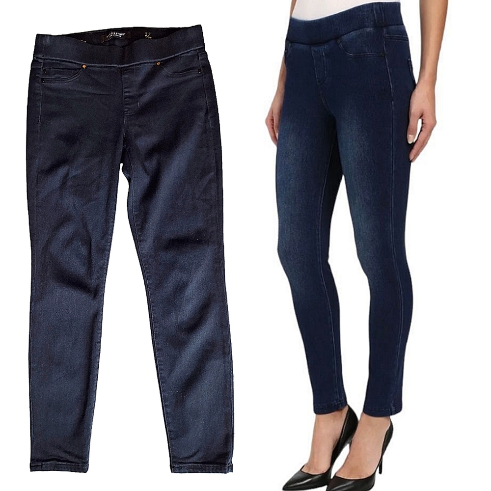 Liverpool | Sienna The Skinny Dark Wash Pull On Jeans | Size 4P